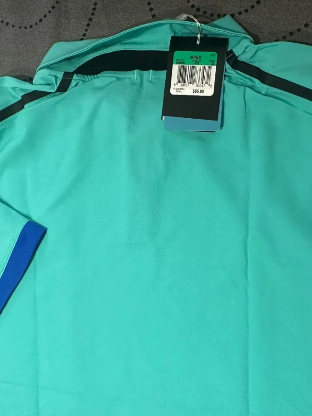 NIKE GOLF MAJOR MOMENT ELITE MCILROY #405 AQUA GREEN POLO SHIRT SIZE XL MEN $85